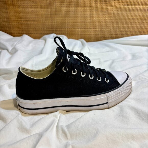 Converse Chuck Taylor® All Star® Platform Sneaker (Women) in Black - Picture 4 of 8